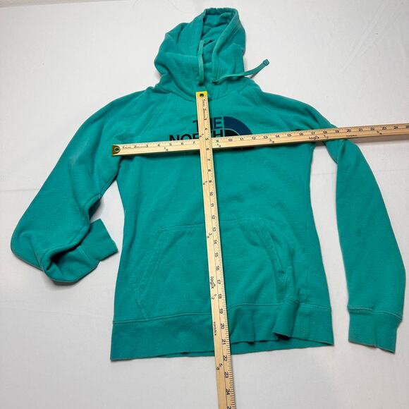 The NorthFace Women’s Size Small Lightweight Cotton Ocean Blue Hoodie - Picture 4 of 5